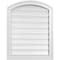 Ekena Millwork Arch Top Surface Mount PVC Gable Vent: Non-Functional, w/2"W x 1-1/2"P Brickmould Frame, 22"W x 26"H GVPAR22X2602SN - alternate 1